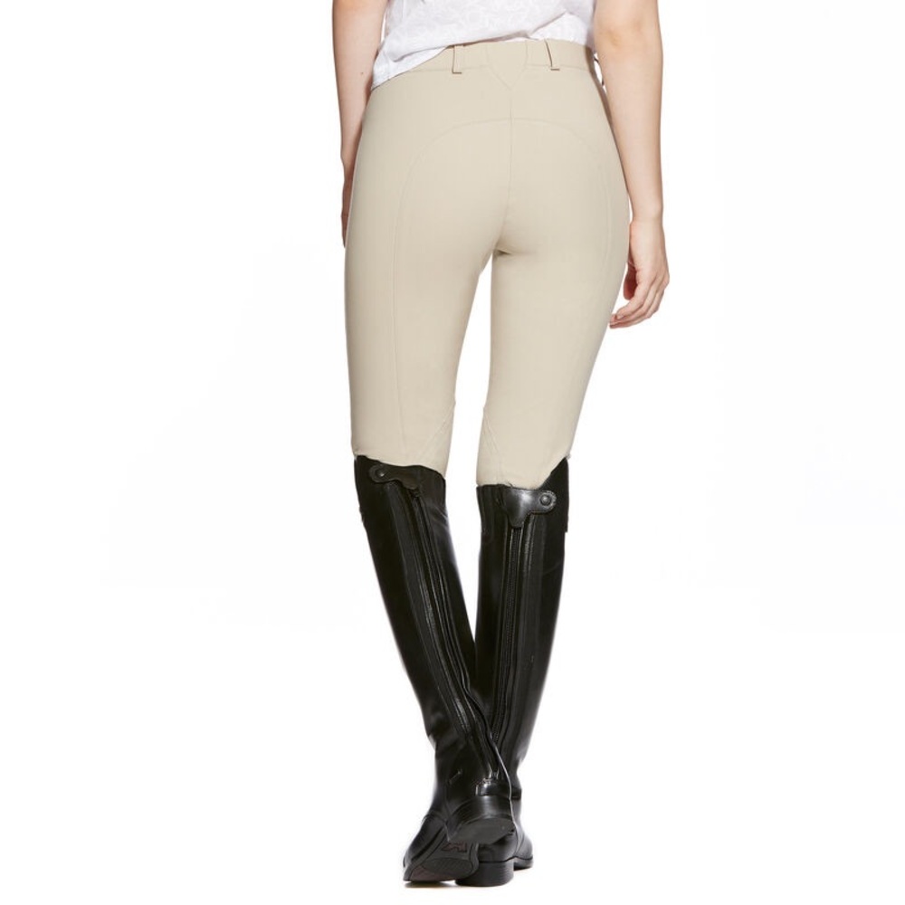 ARIAT WOMEN'S OLYMPIA ZIP-FRONT LOW RISE KNEE PATCH BREECHES 22R